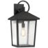John Timberland Westmont 22" High Sand Black Outdoor Wall Light
