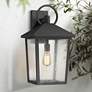 1_John Timberland Westmont 22" High Sand Black Outdoor Wall Light