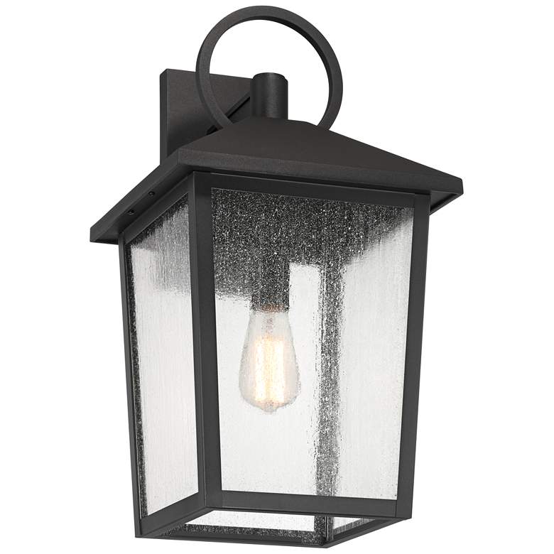 Image 6 John Timberland Westmont 22" High Sand Black Outdoor Wall Light more views