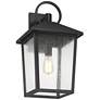 6_John Timberland Westmont 22" High Sand Black Outdoor Wall Light more views