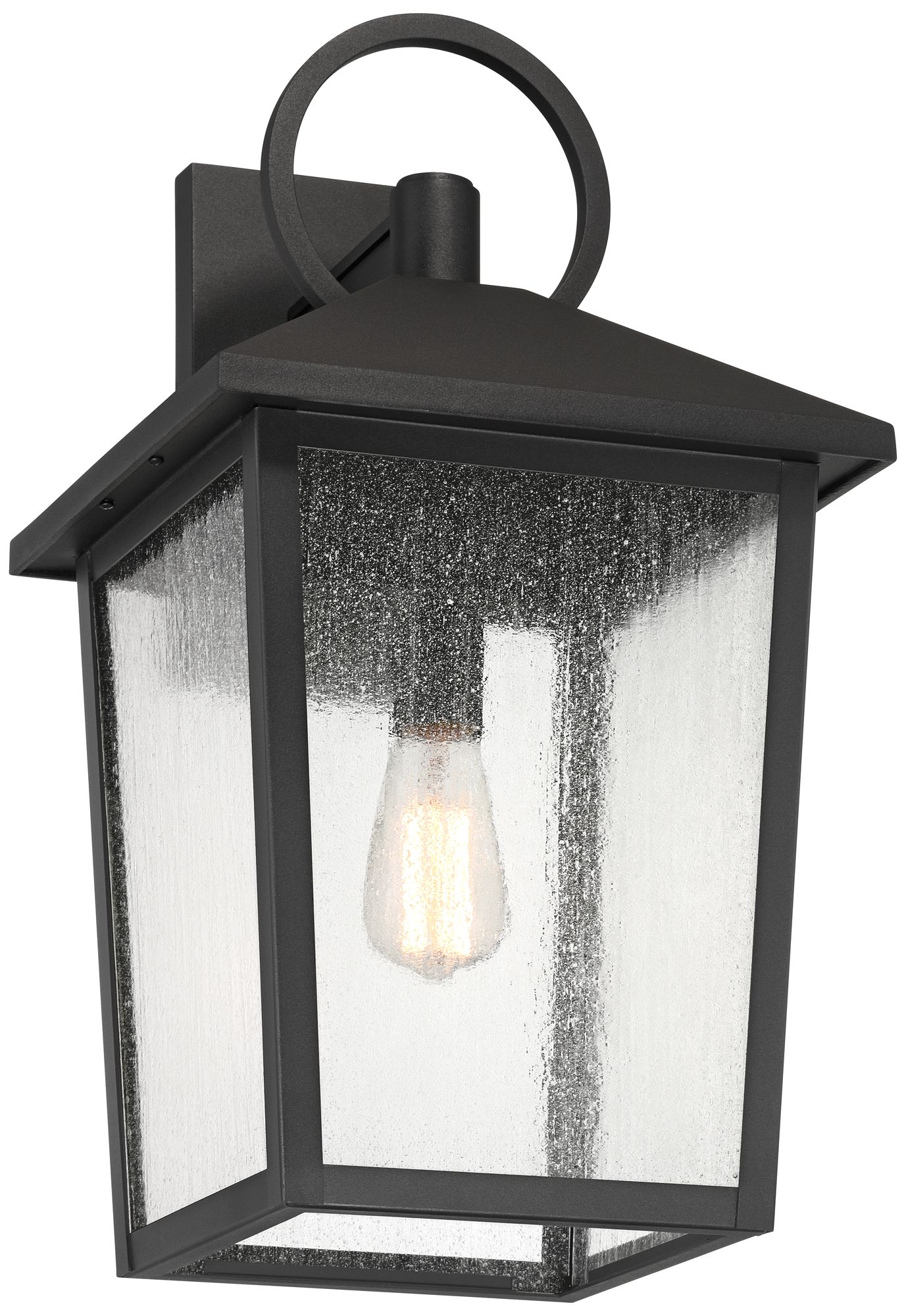 Image 5 John Timberland Westmont 22"H Sand Black Outdoor Wall Light Set of 2 more views