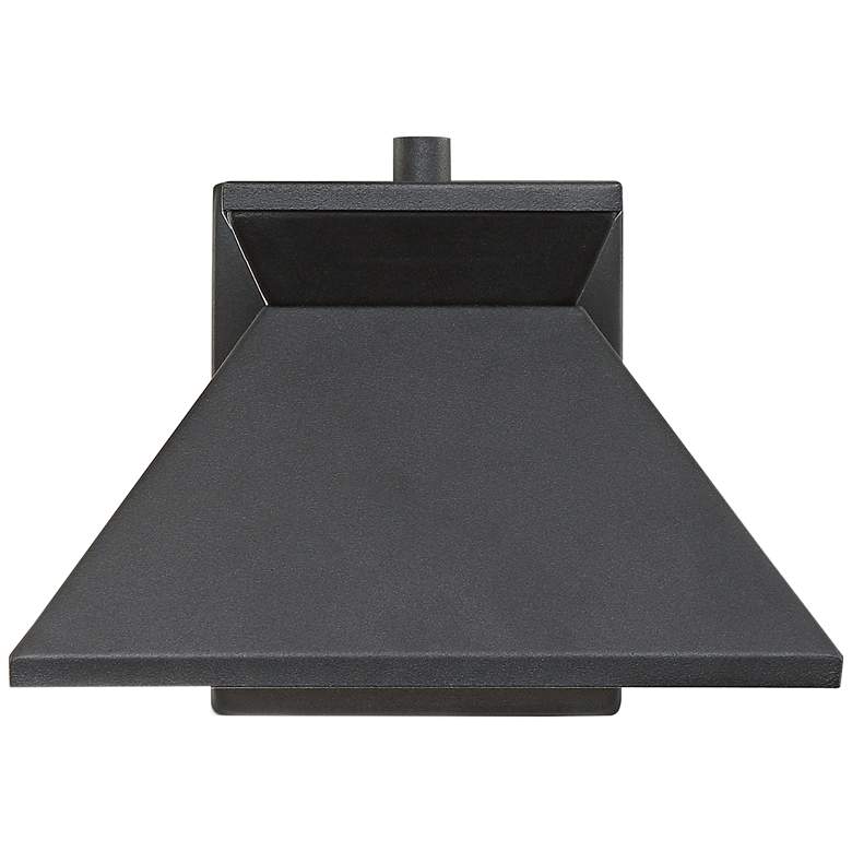 Image 4 John Timberland Whatley 6 1/4" High Black LED Outdoor Wall Light more views