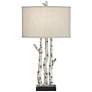 2_John Timberland Woodland 30" Rustic Faux Birch Tree Table Lamp