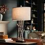 3_John Timberland Woodland 30" Rustic Faux Birch Tree Table Lamp more views