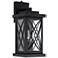 John Timberland Woodland Park 15" Black Dusk to Dawn Outdoor Light
