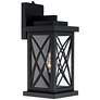 5_John Timberland Woodland Park 15" Black Dusk to Dawn Outdoor Light more views