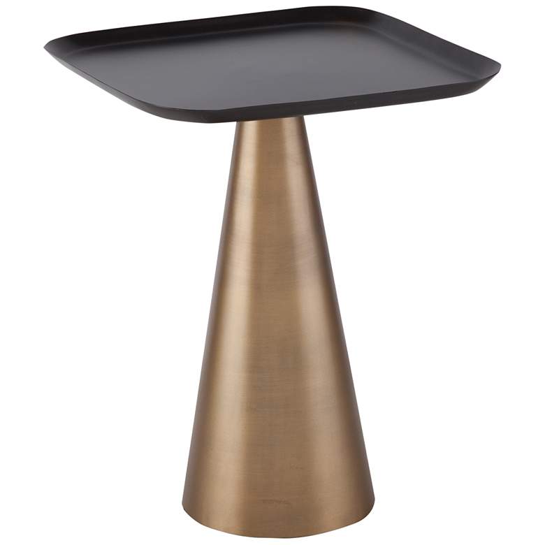 Image 1 Johnnie 21" Burnished Brass Scatter Table