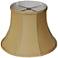 Johnson Gold Silk Bell Shade 7.5x12x9x9 (Spider)