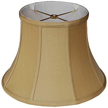 Johnson Gold Silk Bell Shade 8x13x9.5x9.5 (Spider)
