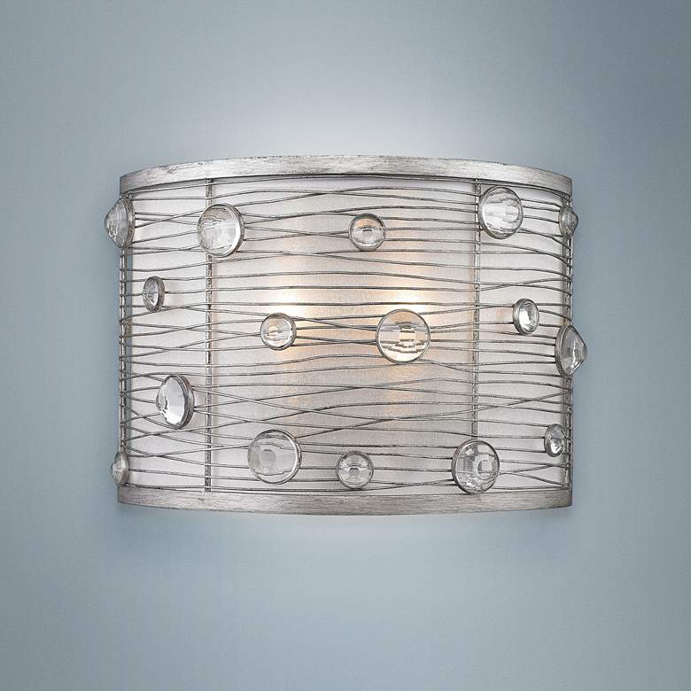 Image 1 Joia 7" High Peruvian Silver Wall Sconce