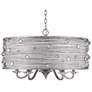 Joia Collection 25 1/4" Wide Peruvian Silver Pendant