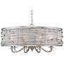 Joia Collection 33 1/2" Wide Silver Pendant