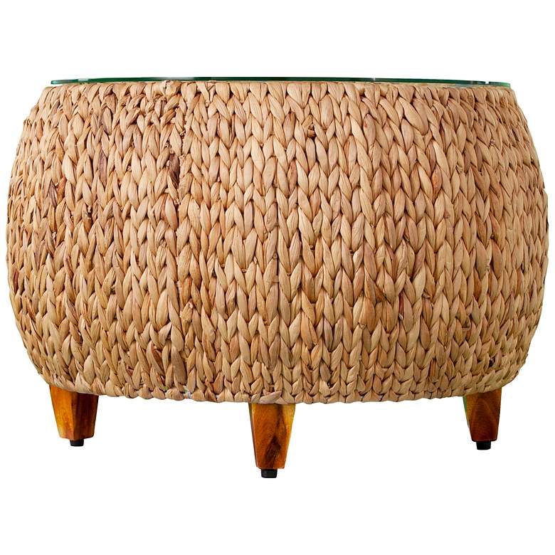 Image 4 Jokobe 27 3/4" Wide Natural Round Cocktail Table more views
