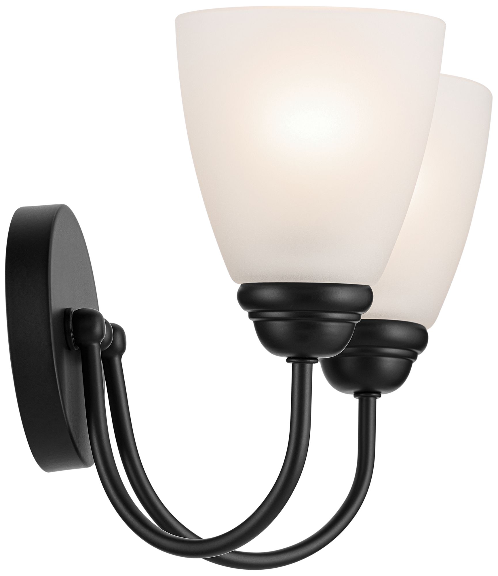 Image 5 Jolie 13-in 2-Light Black Traditional Vanity light more views