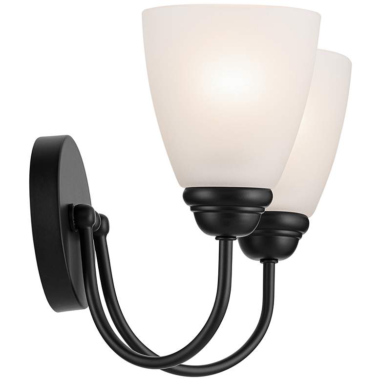 Image 5 Jolie 13-in 2-Light Black Traditional Vanity light more views