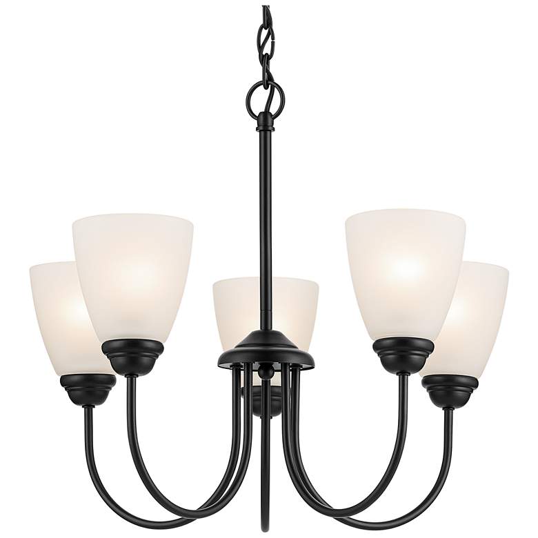 Image 1 Jolie 18.5-in 5-Light Chandelier with Sa