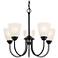 Jolie 18.5-in 5-Light Chandelier with Sa