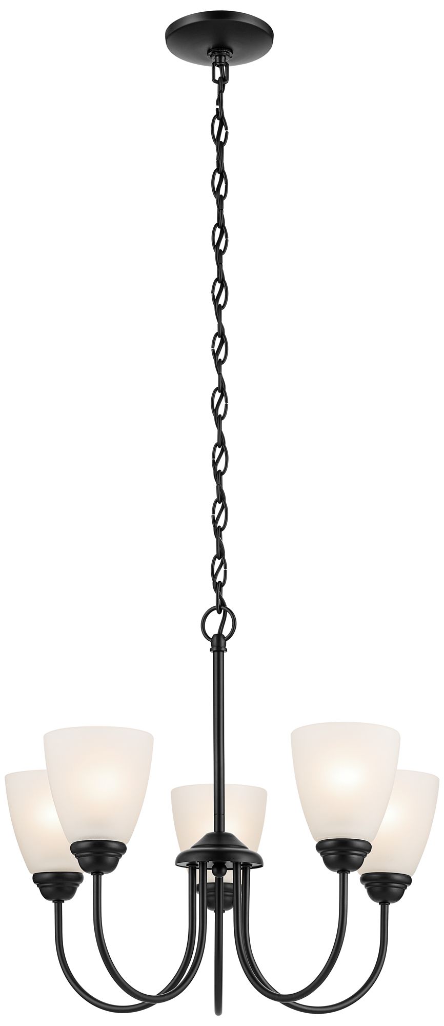 Image 5 Jolie 18.5-in 5-Light Chandelier with Sa more views