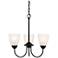 Jolie 18-in 3-Light Mini Chandelier with
