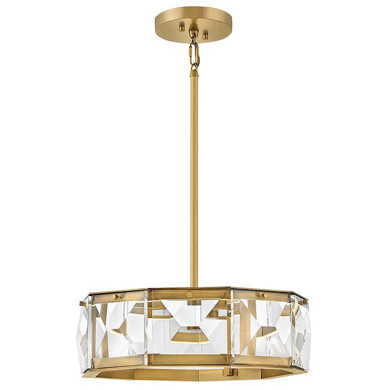 Image 1 Jolie 19 1/2" Wide Brass Ceiling Light by Hinkley Lighting
