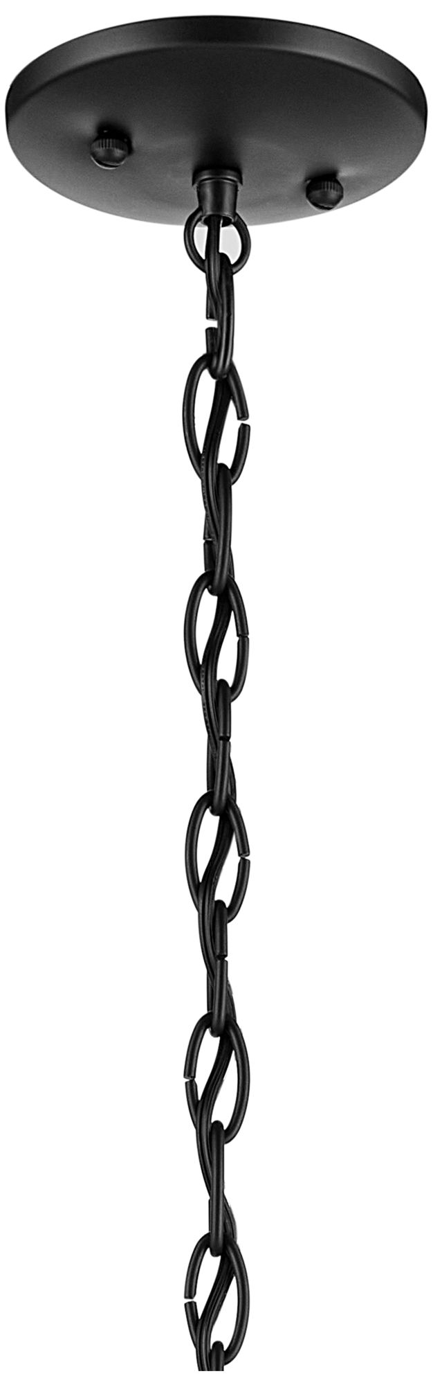 Image 7 Jolie 2-Light Black Hanging Convertible Pendant/Semi-flush more views