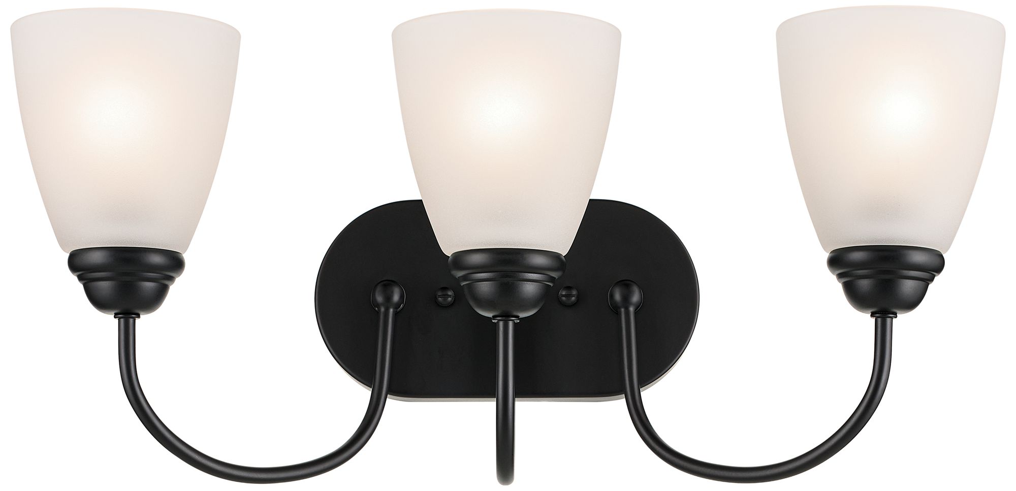Image 4 Jolie 20.5-in 3-Light Black Traditional Vanity light more views