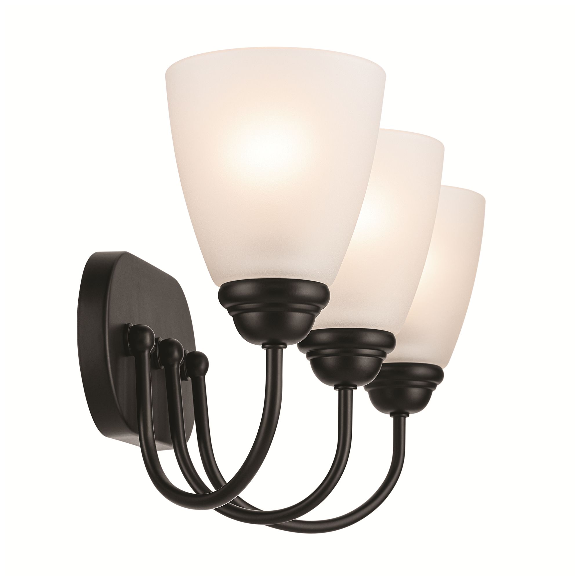 Image 5 Jolie 20.5-in 3-Light Black Traditional Vanity light more views