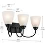 7_Jolie 20.5-in 3-Light Black Traditional Vanity light more views
