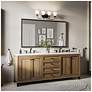 3_Jolie 28-in 4-Light Black Traditional Vanity light more views