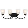 4_Jolie 28-in 4-Light Black Traditional Vanity light more views