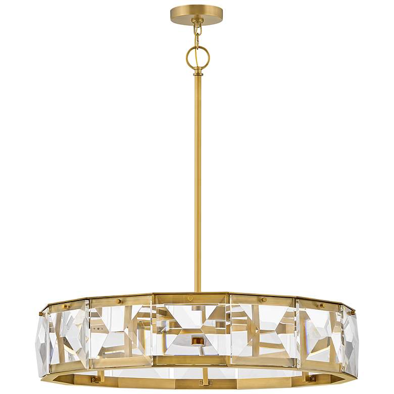 Image 2 Jolie 30" Wide Brass Chandelier by Hinkley Lighting more views