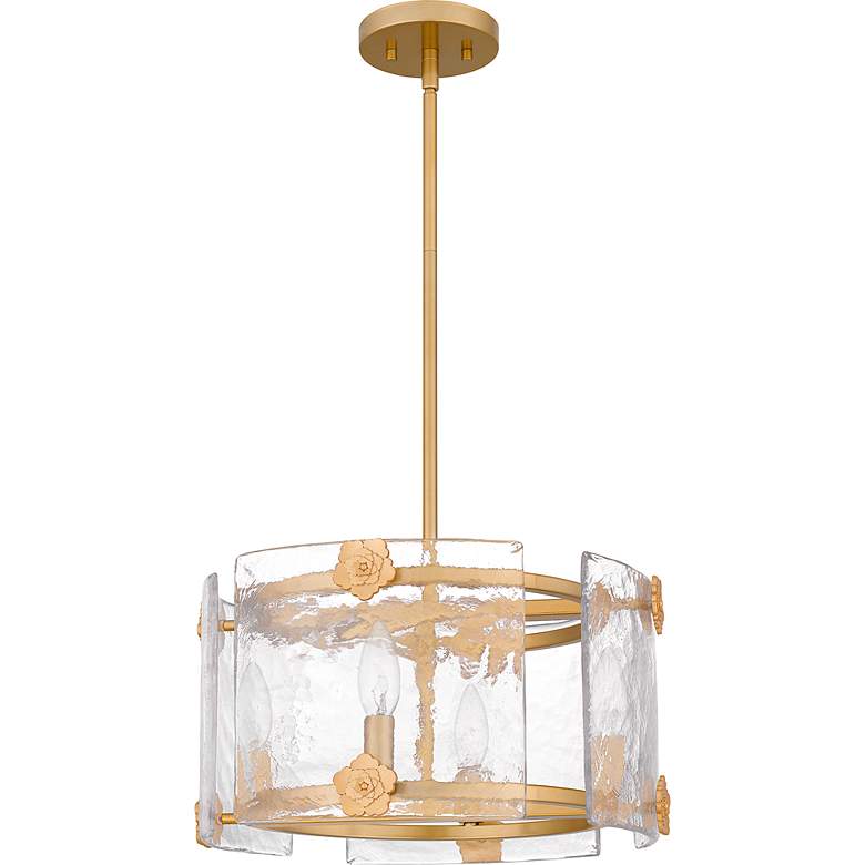 Image 2 Jolie 4-Light Light Gold Pendant Light more views
