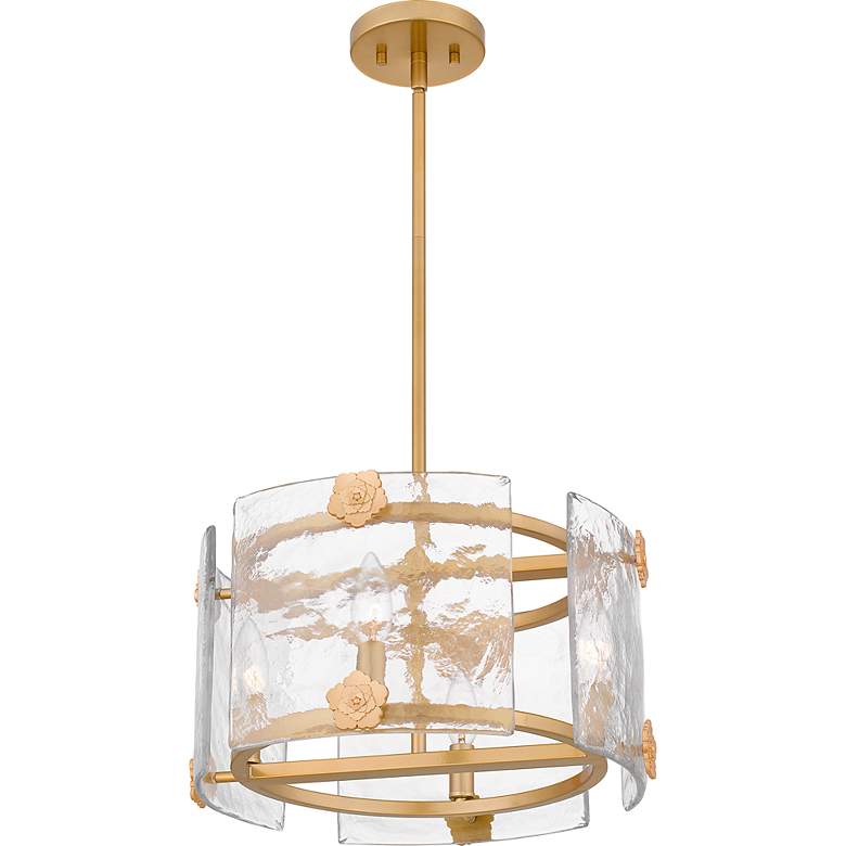 Image 4 Jolie 4-Light Light Gold Pendant Light more views