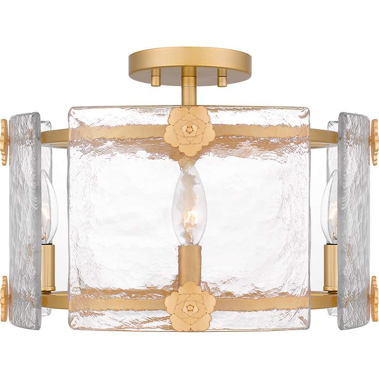 Image 5 Jolie 4-Light Light Gold Semi-Flush Mount Light more views