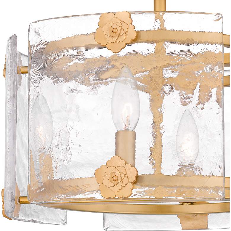 Image 7 Jolie 4-Light Light Gold Semi-Flush Mount Light more views