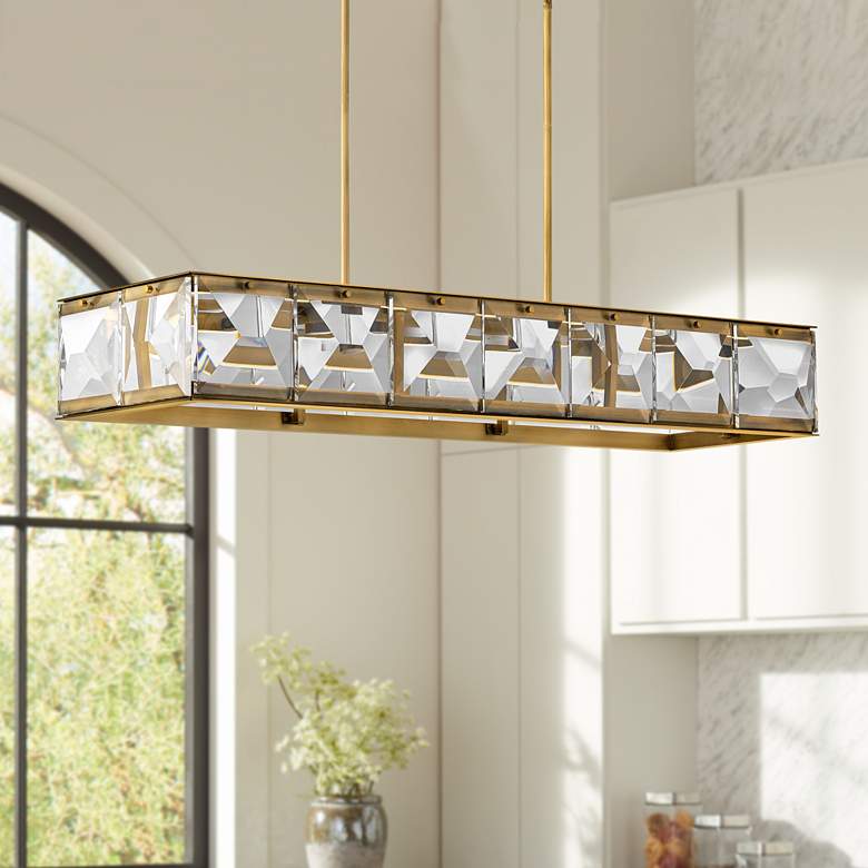 Image 1 Jolie 45 1/4" Wide Brass Chandelier by Hinkley Lighting