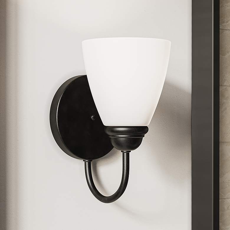 Image 1 Jolie 5-in 1-Light Black Traditional Vanity light