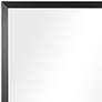 Jolie Brushed Black 20" x 30" Rectangular Framed Wall Mirror