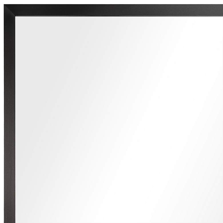 Image 3 Jolie Brushed Black 24" x 36" Rectangular Framed Wall Mirror more views