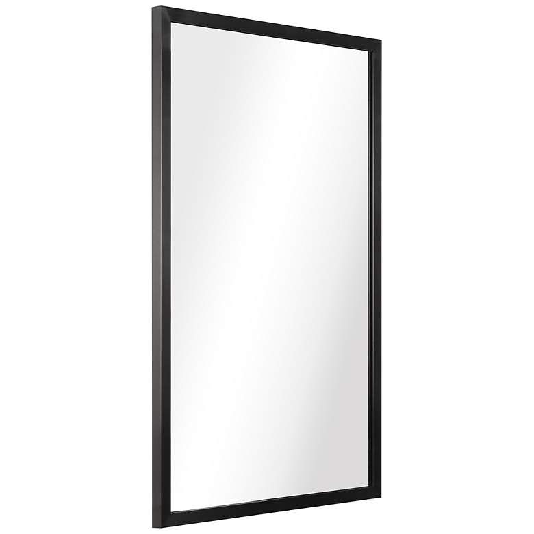 Image 5 Jolie Brushed Black 24 inch x 36 inch Rectangular Framed Wall Mirror more views