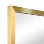 Jolie Brushed Gold 24" x 36" Rectangular Framed Wall Mirror