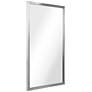 Jolie Brushed Silver 24" x 36" Rectangular Framed Wall Mirror