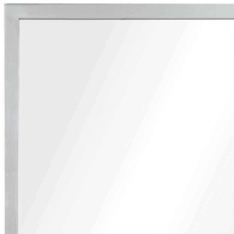 Image 3 Jolie Polished Silver 20" x 30" Framed Wall Mirror more views