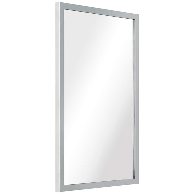Image 6 Jolie Polished Silver 20" x 30" Framed Wall Mirror more views