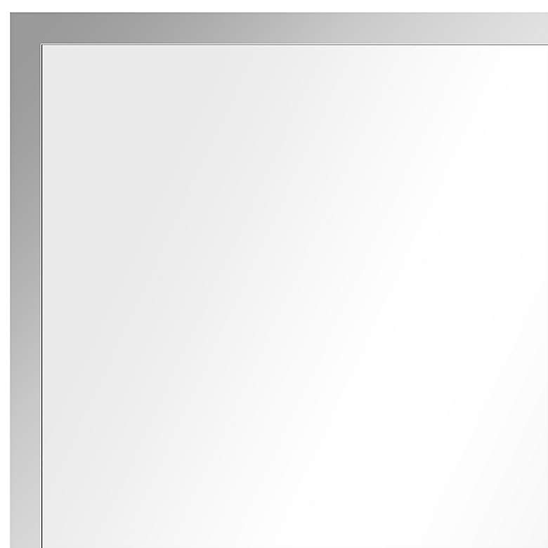 Image 3 Jolie Polished Silver 24" x 36" Framed Wall Mirror more views