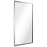 Jolie Polished Silver 24" x 36" Framed Wall Mirror