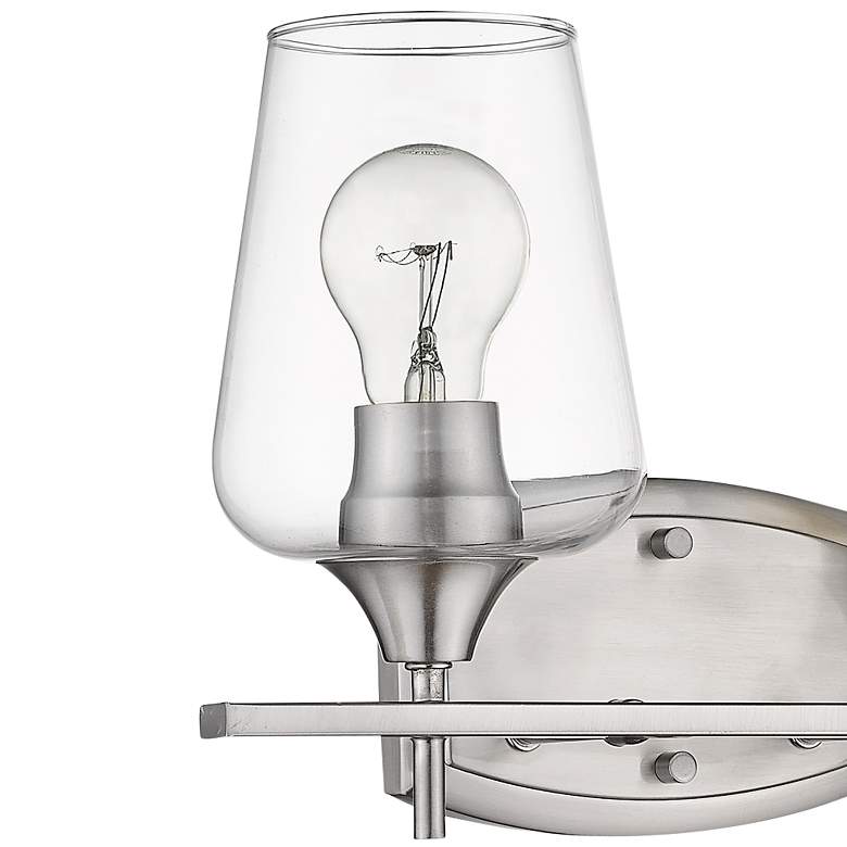 Image 3 Joliet 15" Wide Brushed Nickel 2-Light Bath Light more views
