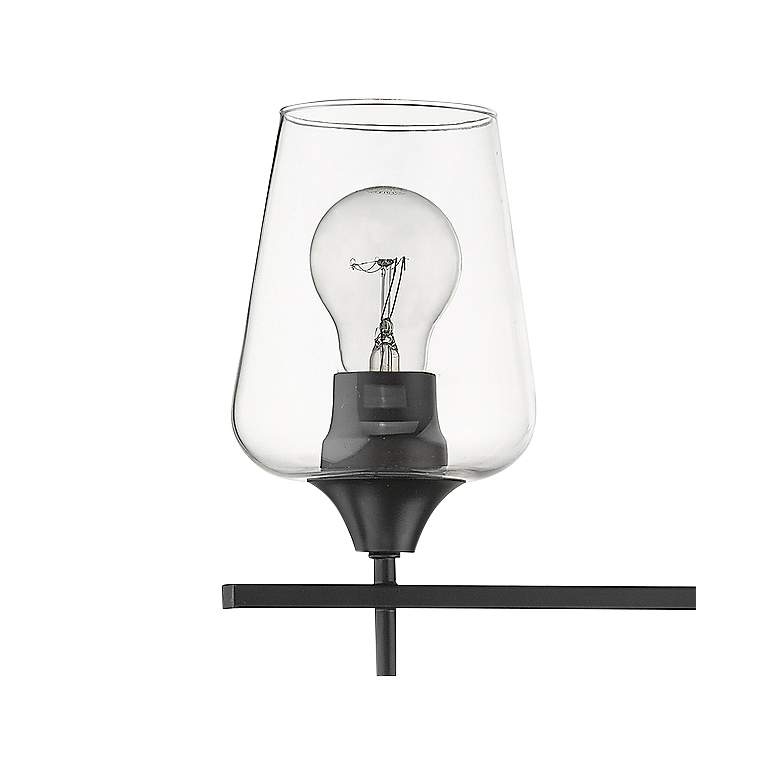 Image 4 Joliet 30" Wide Matte Black 4-Light Bath Light more views