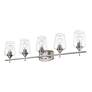 7_Joliet 38" Wide Brushed Nickel 5-Light Bath Light more views