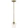 Joliet 5 1/2" Wide Olde Brass Mini Pendant